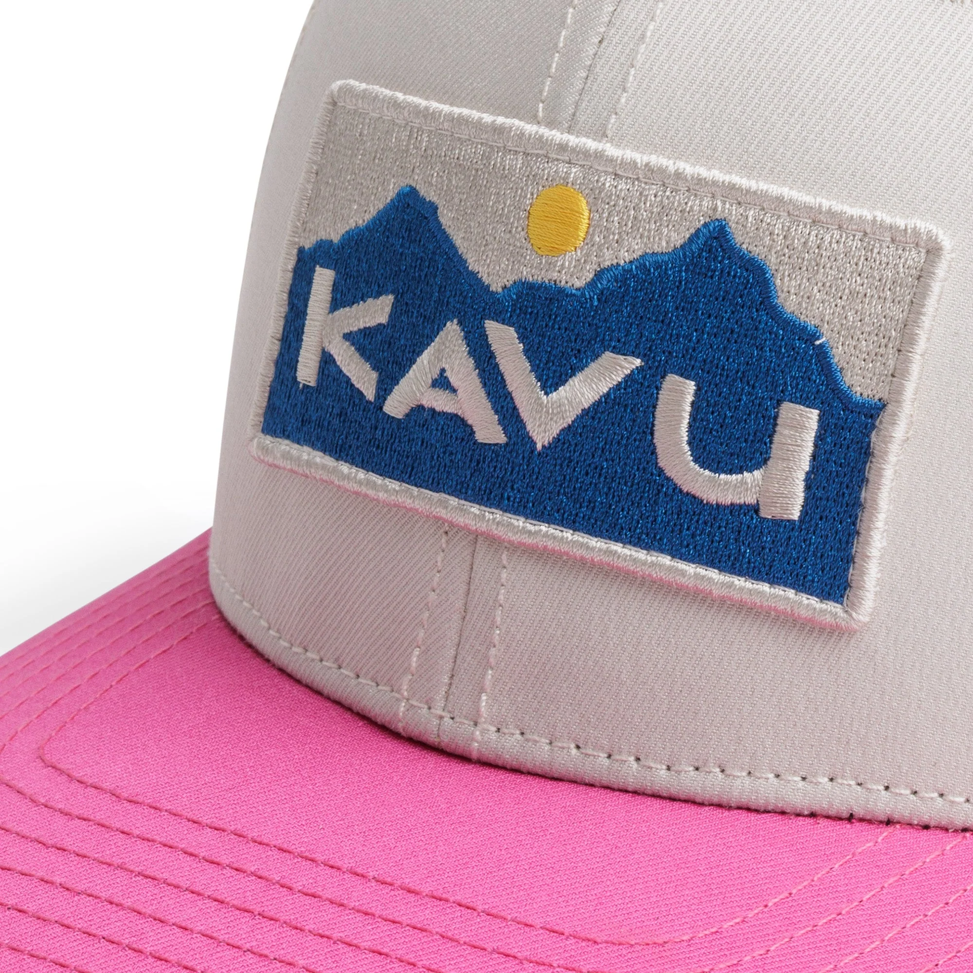 KAVU Above Standard Trucker Cap (Electric Fuchsia) - Image 3