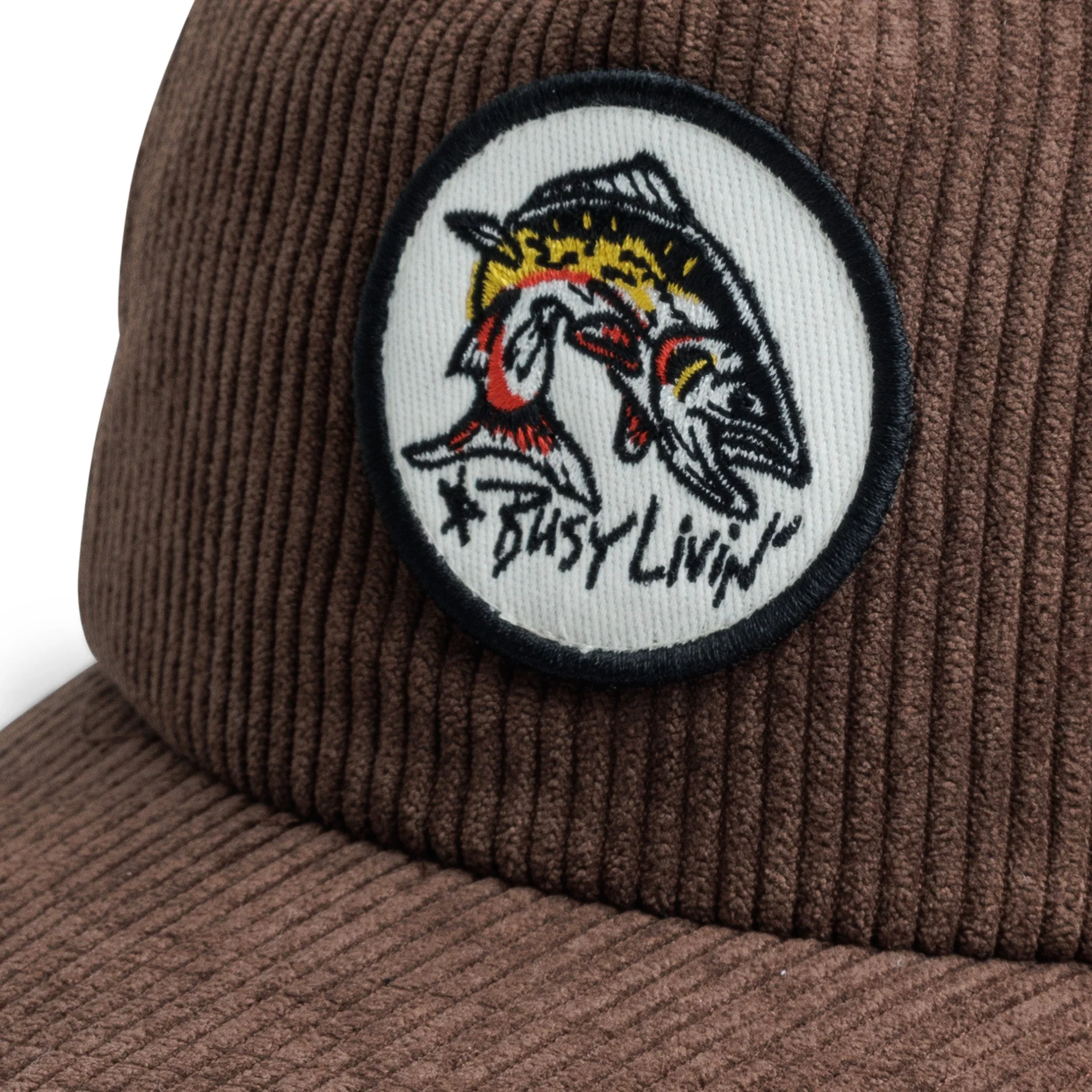 KAVU Captain Cord Cap (Chocolate) - Image 3