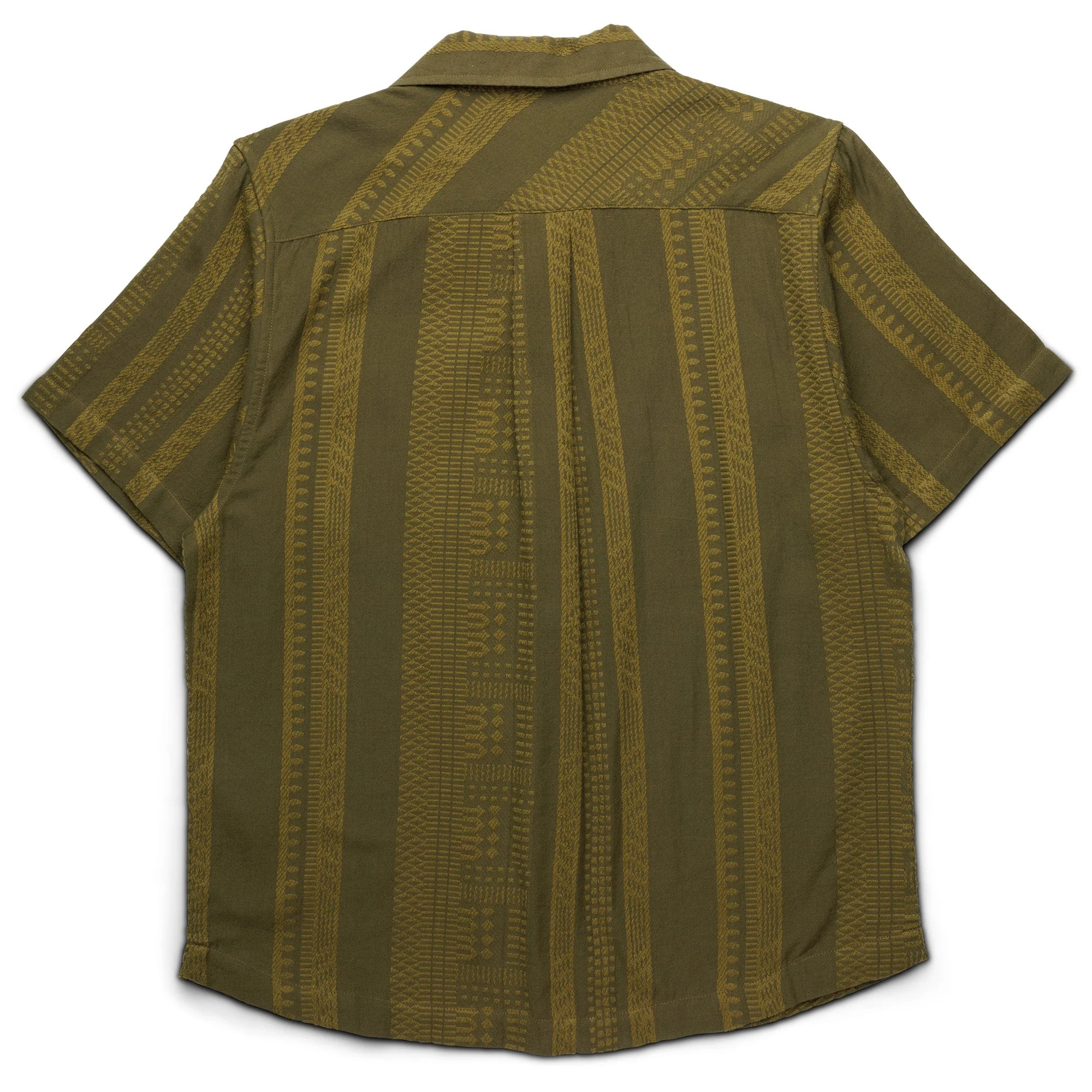 KAVU Castaway Short Sleeve Shirt (Kelp Dobby) - Image 2