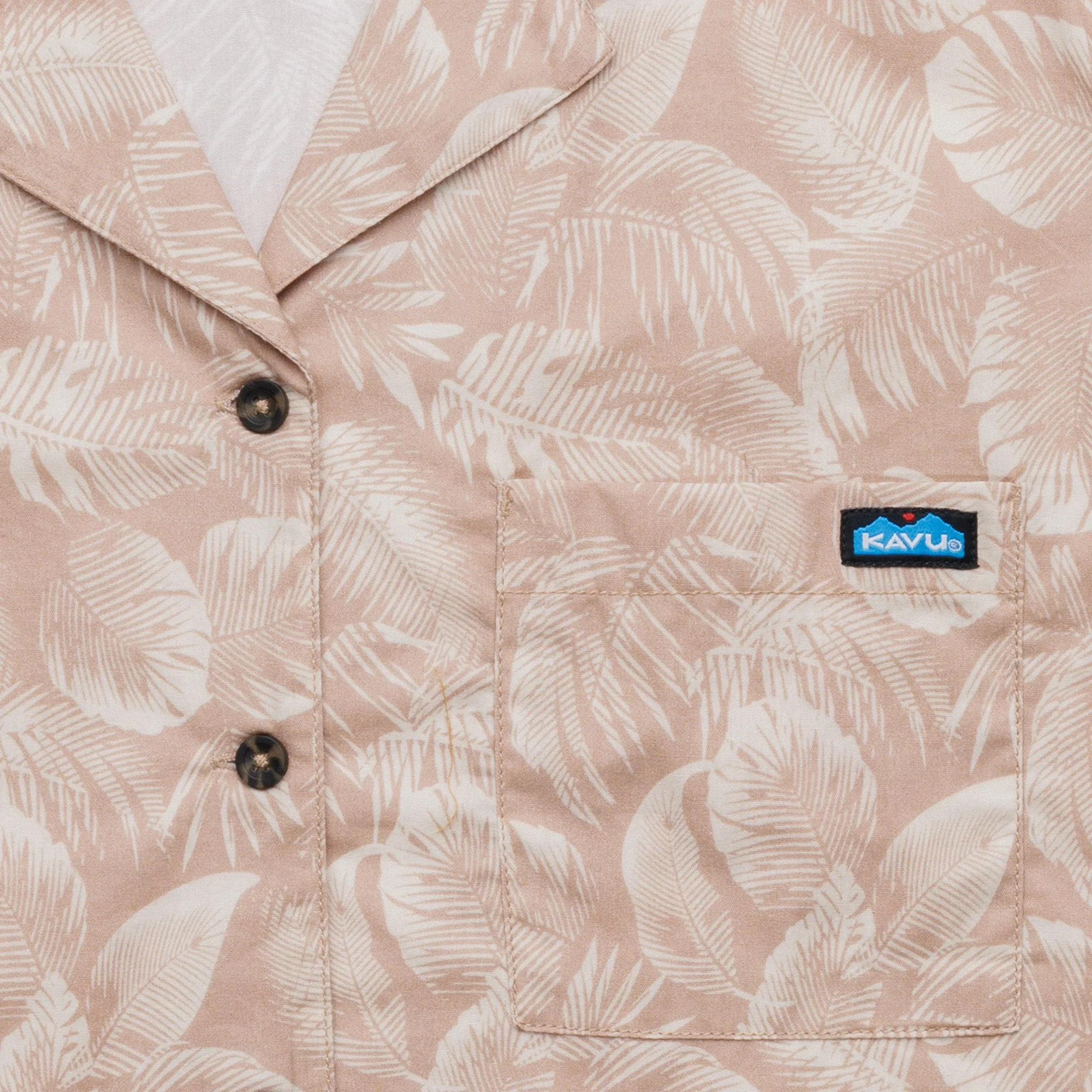 KAVU Cedar Springs Short Sleeve Shirt (Passion Palm) - Image 3