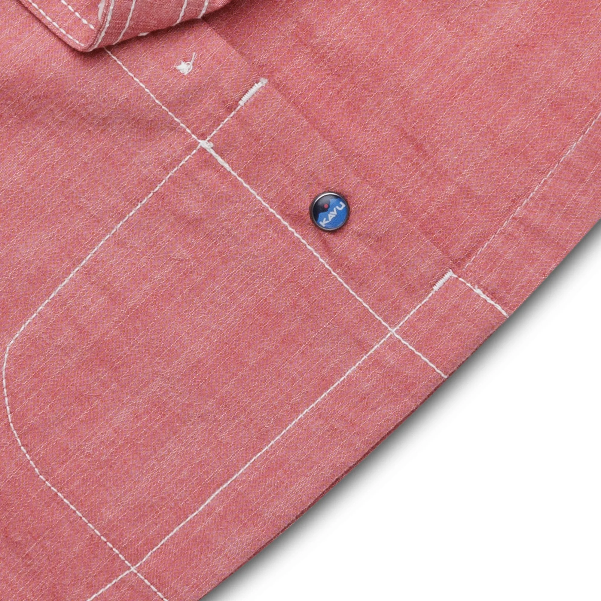 KAVU Jacksonville Short Sleeve Shirt (Robust Red) - Image 3