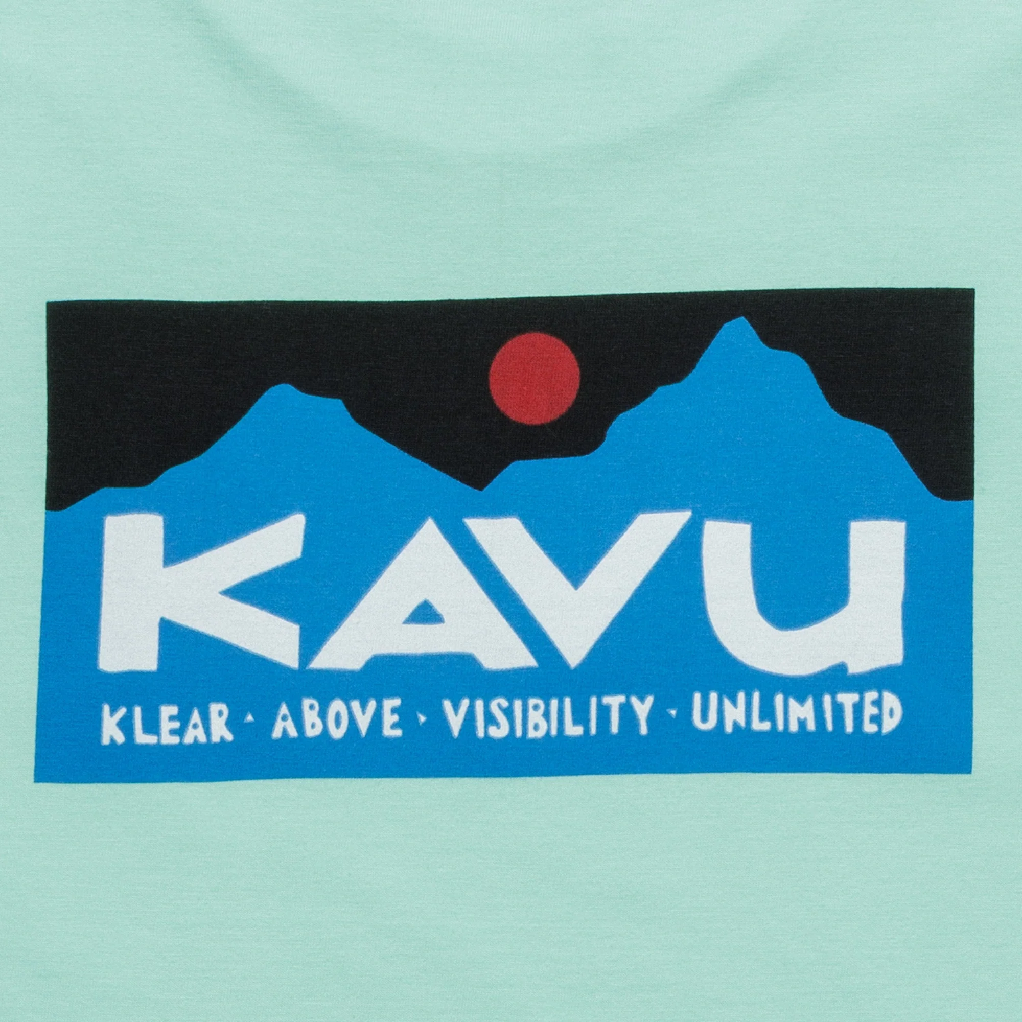 KAVU Klear Above Etch Art T-Shirt (Jelly Mint) - Image 3