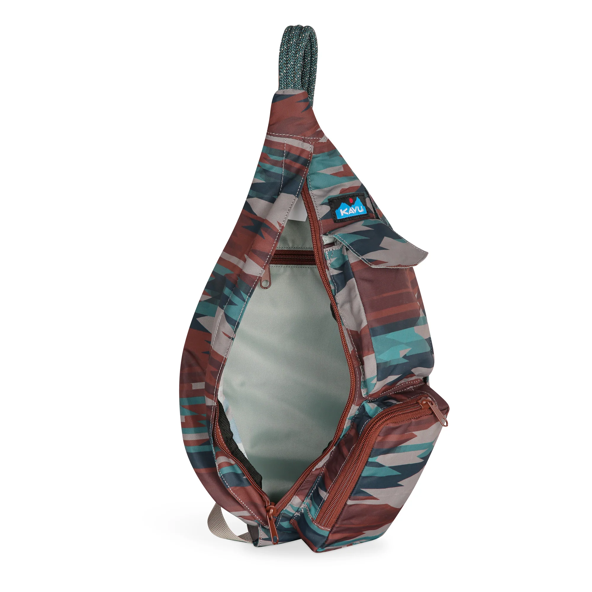 KAVU Mini Slingback Rope Bag (Geo Haze) - Image 3