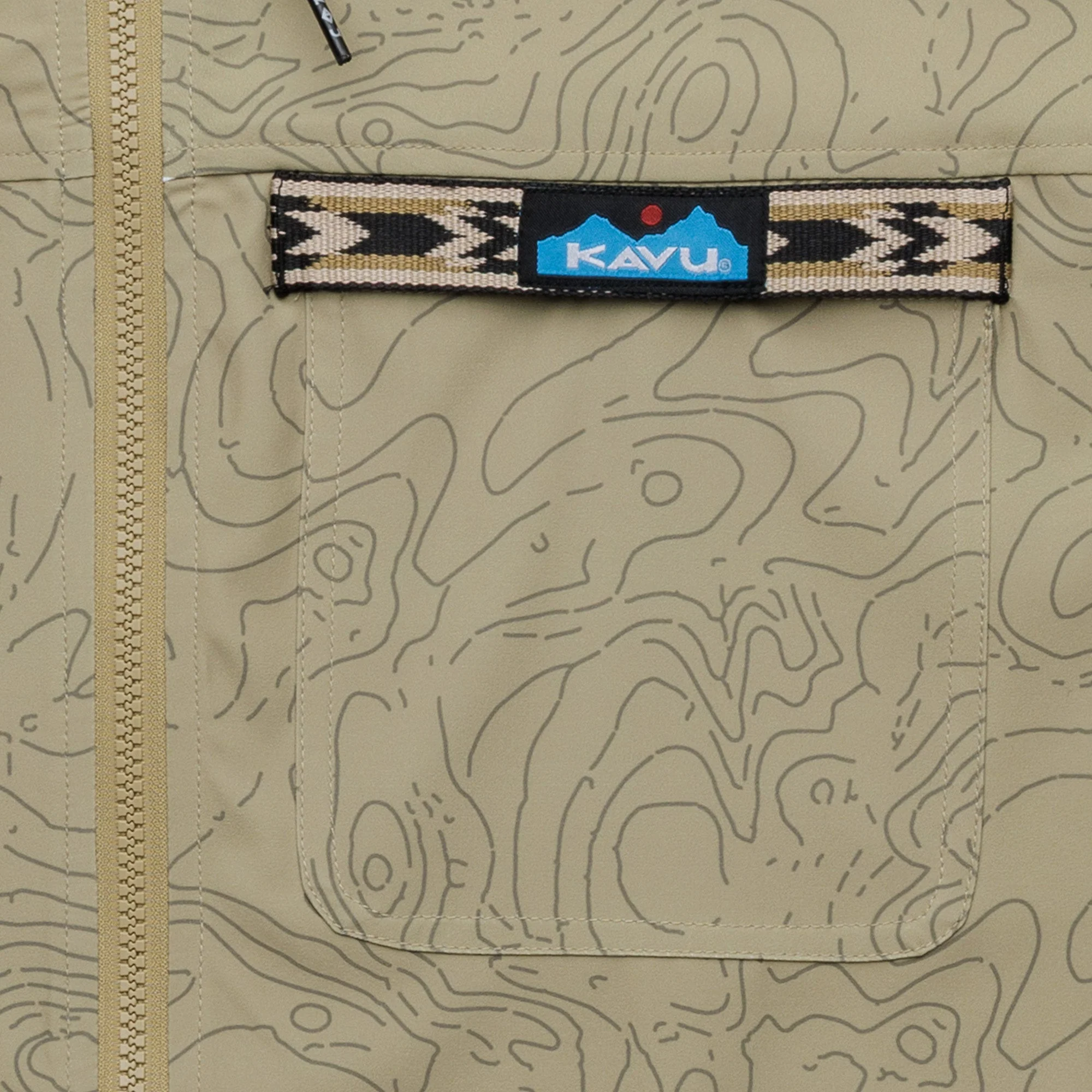 KAVU River Throwshirt (Terrain Topo) - Image 3