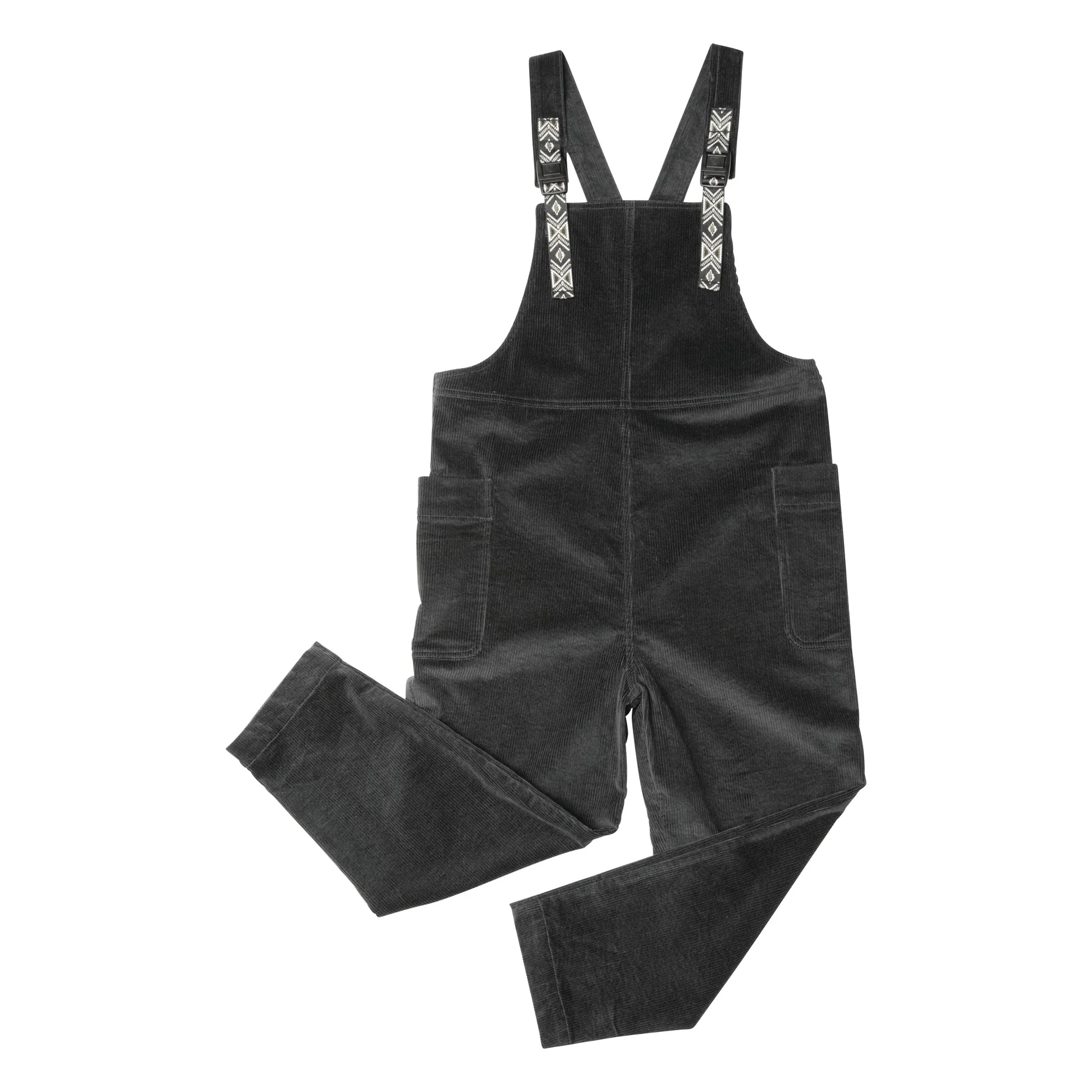 KAVU San Juan Cropped Overalls (Moonless Night) - Image 3