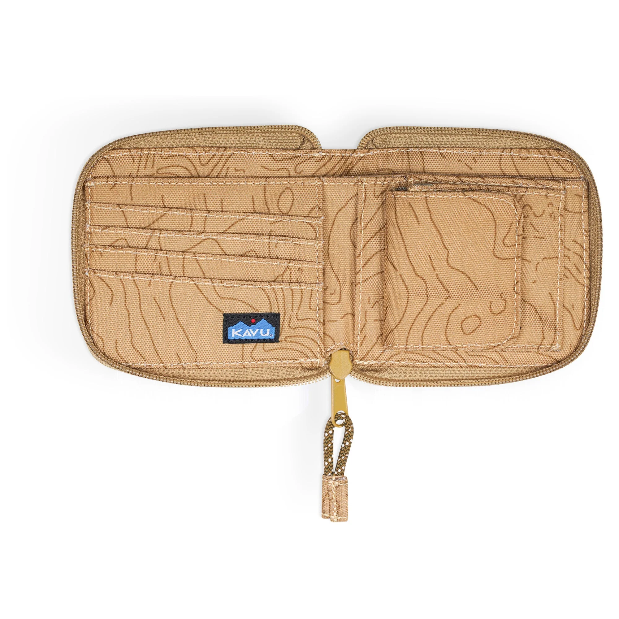 KAVU Zip Around Wallet (Terrain Topo) - Image 3